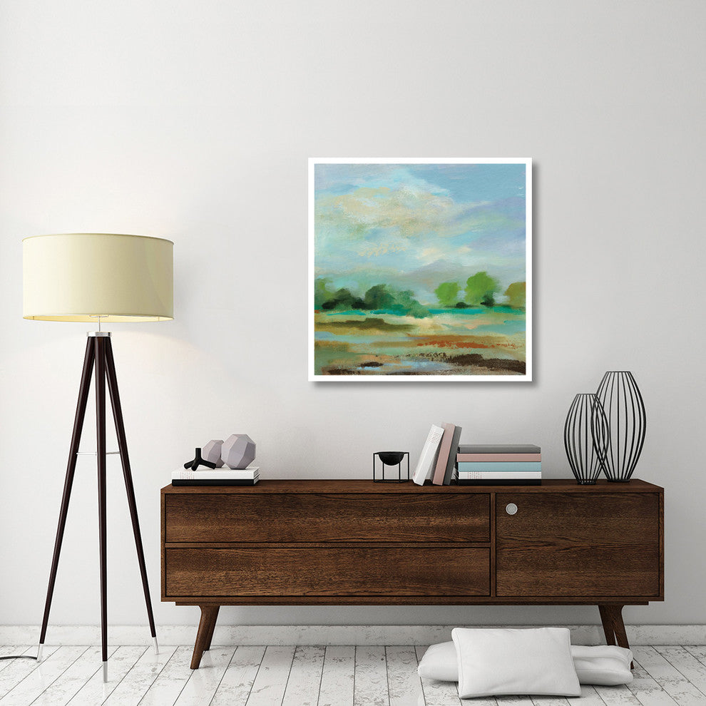 "Unexpected Clouds II" Digital Paper Print by Silvia Vassileva, 38"x38"