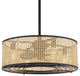 Savoy House 25-FD-1650 Astoria 4 Light 25"W LED Drum Chandelier - Matte Black