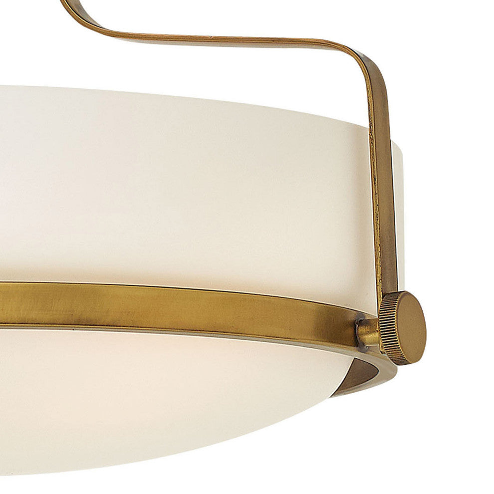 Hinkley Harper Three Light Semi-Flush Mount 3641HB