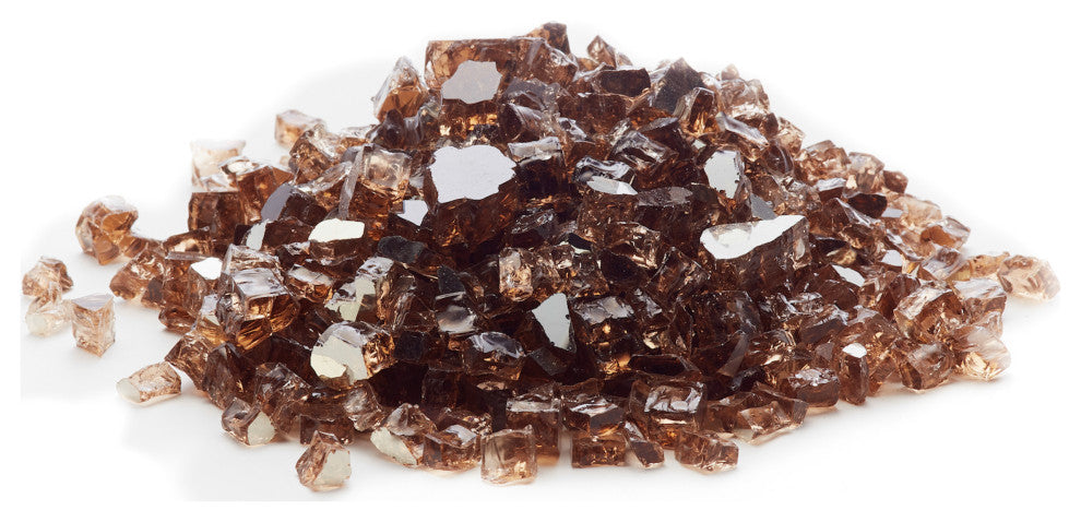 10 lb Jug Copper Reflective Fireglass for Fire Pit