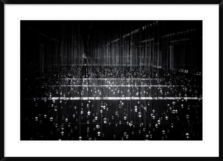 "Frozen Rain" Framed Digital Print by Soo Sing Goh, 44x32"