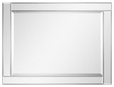 Modern Beveled Wall Mirror, 30"x40