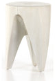 Petros Outdoor End Table-Ivory Teak
