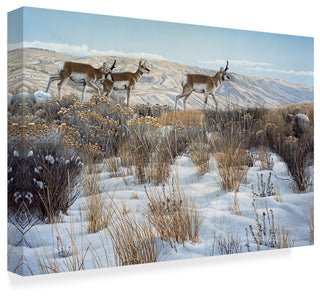 Ron Parker 'Walking The Ridge' Canvas Art, 19"x12"