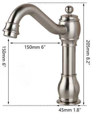 BathSelect Commercial Brushed Automatic Sensor Faucet Nickel