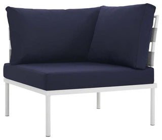 Harmony 8-Piece Outdoor Patio Aluminum Sectional Sofa Set