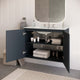 Bryn 36" Wall-Mount Bathroom Vanity, Gray White