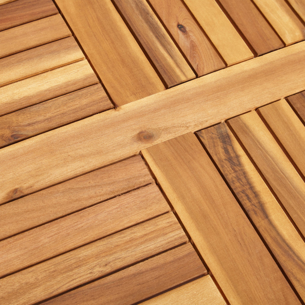 Savannah Outdoor Acacia Wood Coffee Table, Teak