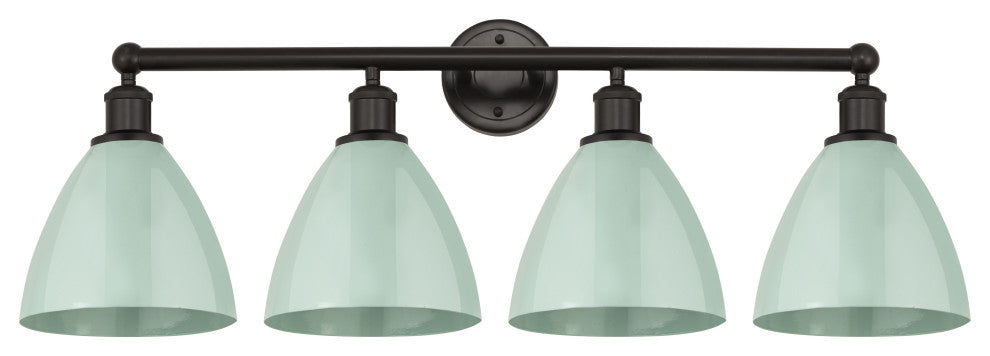 Innovations 616-4W-OB-MBD-75-SF 4 Light Bath Vanity Light, Oil Rubbed Bronze