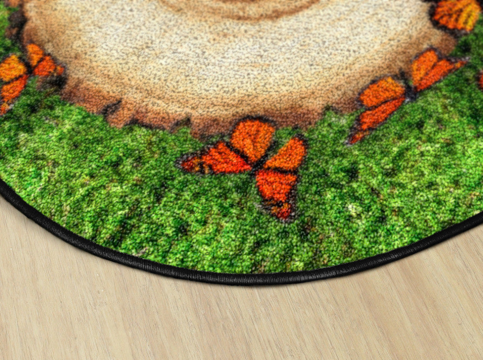 Flagship Carpets VA1003-S12FS 16" Set Of 12 Counting Seating Stumps Learning Rug