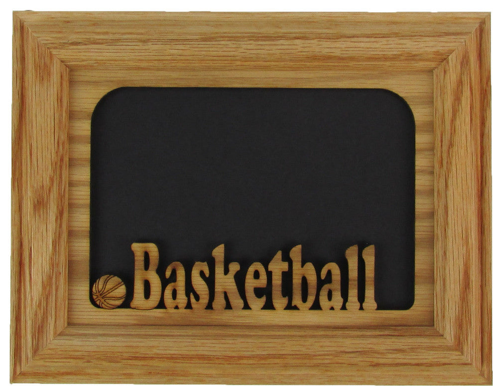 Basketball Oak Picture Frame and Oak Matte, 5"x7"