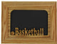 Basketball Oak Picture Frame and Oak Matte, 5"x7"