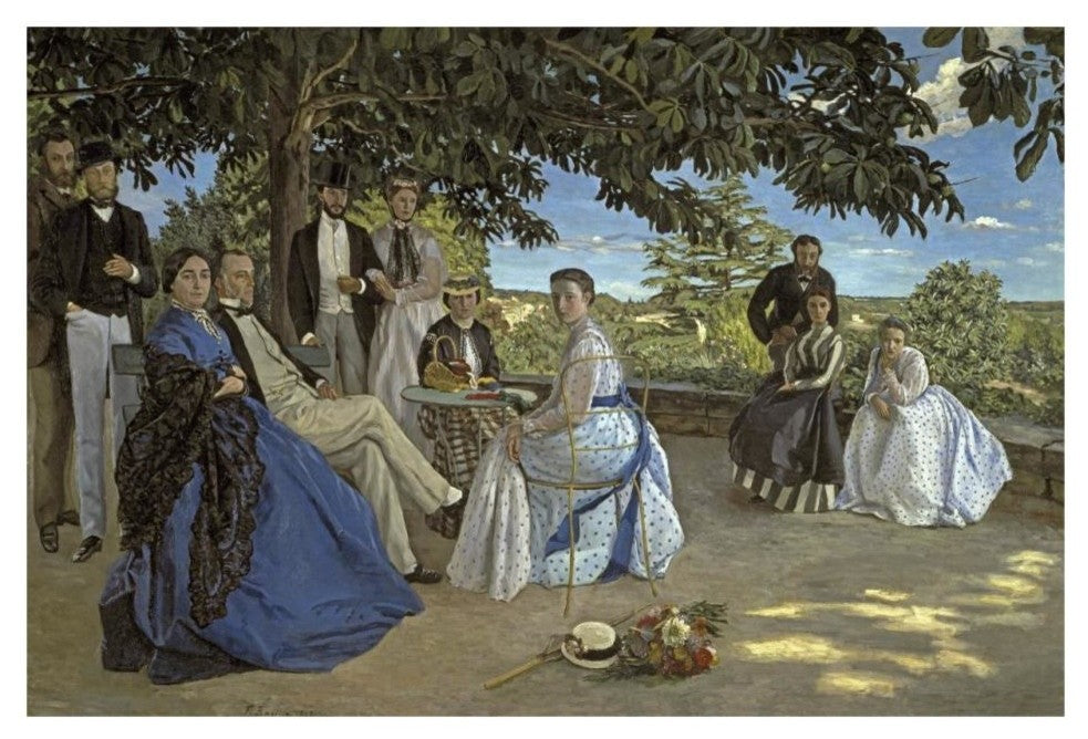 "Family Reunion" Digital Paper Print by Frederic Bazille, 32"x22"