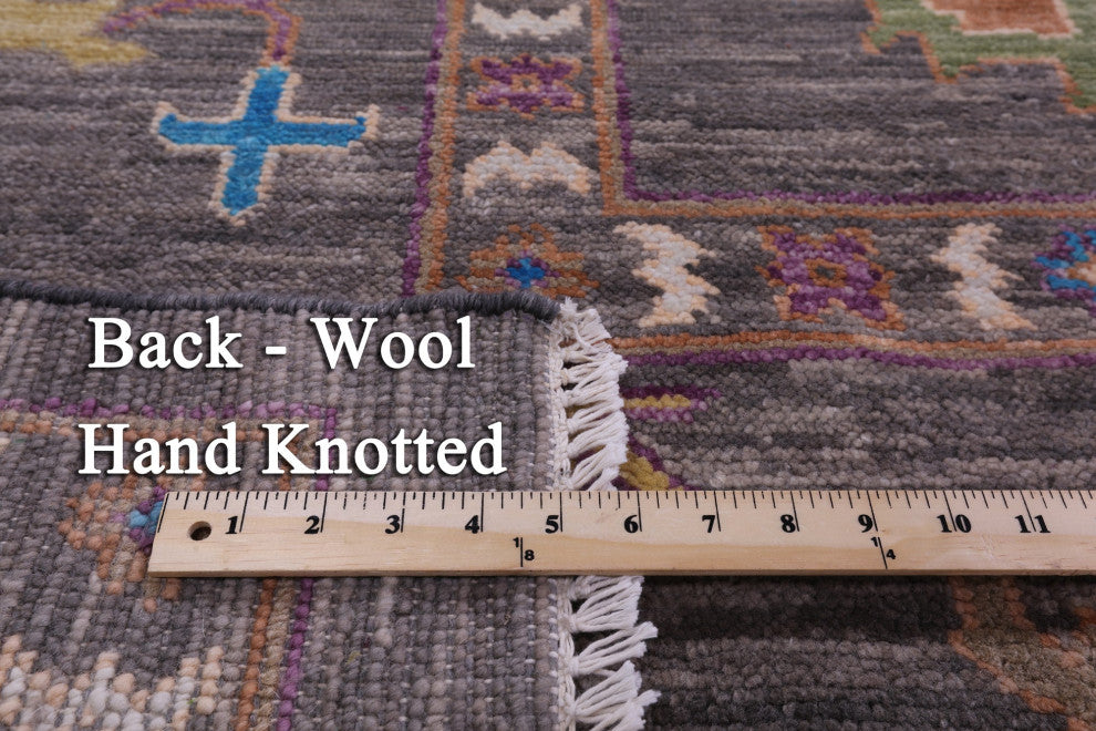 12' 3" X 15' 6" Turkish Oushak Hand-Knotted Wool Rug - Q15832