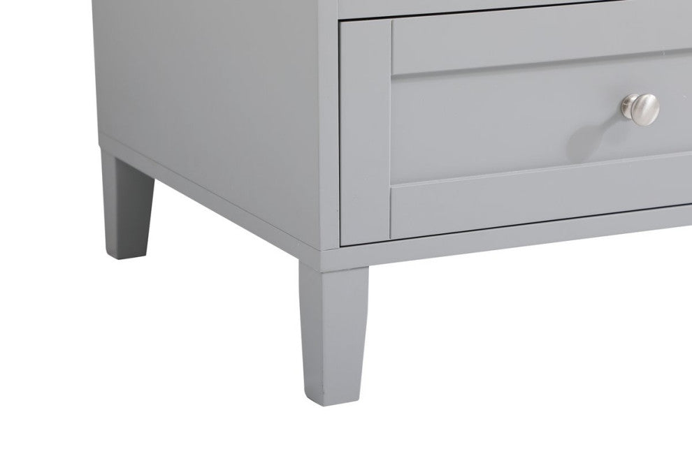 22" Traditional Grey-Light Bathroom Vanity