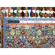 Colorful, Hand Knotted Afghan Super Kazak Ghazni Wool Mat Rug, 2'0"x3'2"