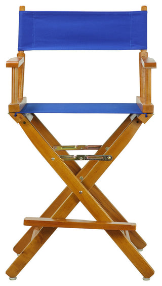 024" Director's Chair Honey Oak Frame-Royal Blue Canvas