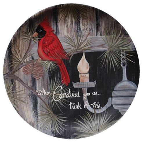 Cardinal You See Plate