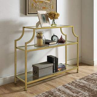 Aimee Glass Console Table