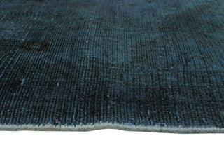 Vintage Distressed Overdyed Soukaina Purple Rug, 6'11x10'7