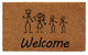 Stick Family Doormat, 24"x36"