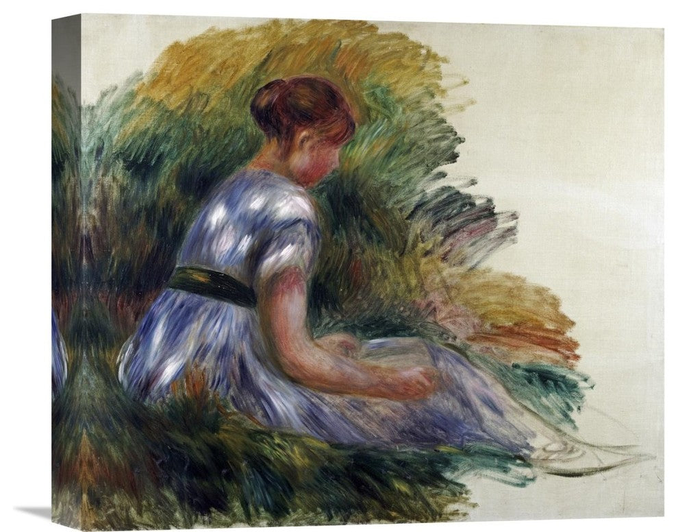 "Alice Gamby In The Garden" Artwork, 16" x 13"