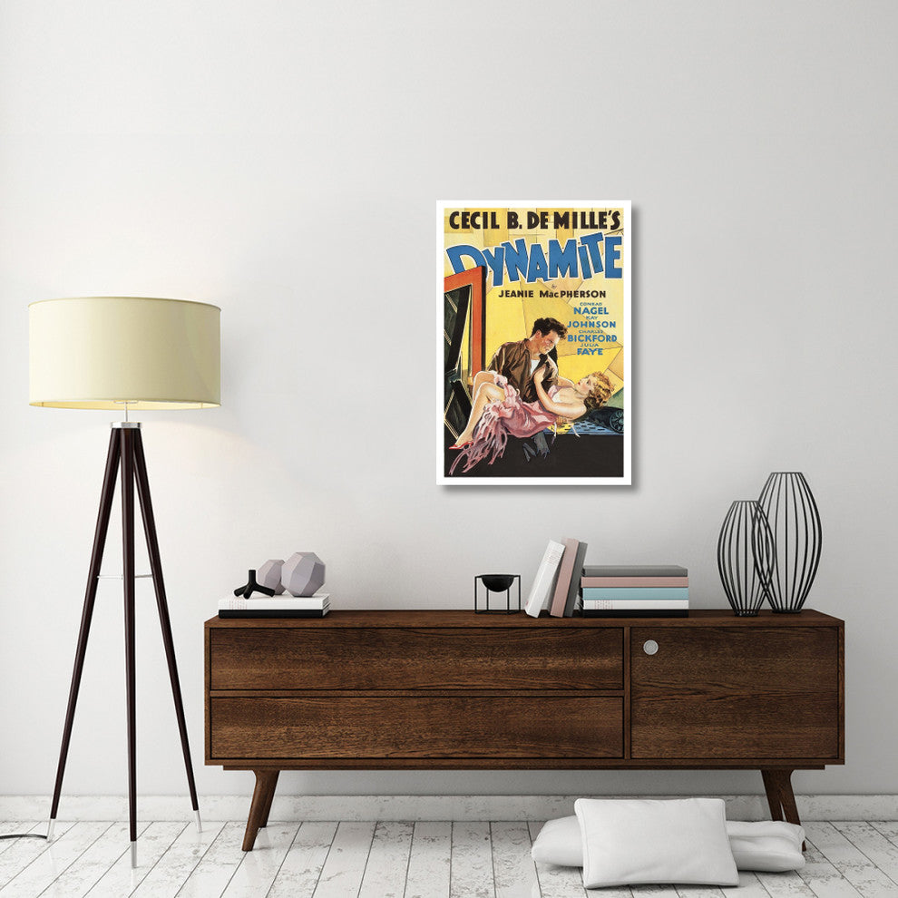"Vintage Film Posters: Dynamite" Digital Paper Print, 26"x38"