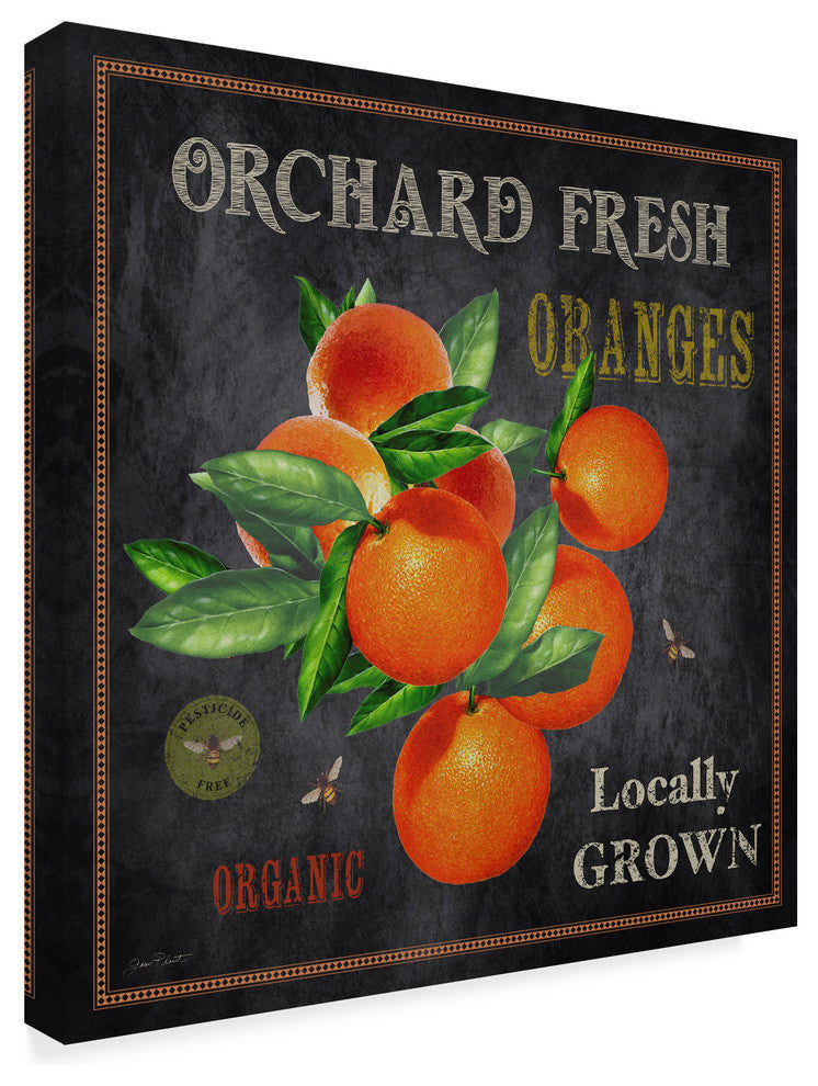 Jean Plout 'Orchard Fresh Oranges' Canvas Art