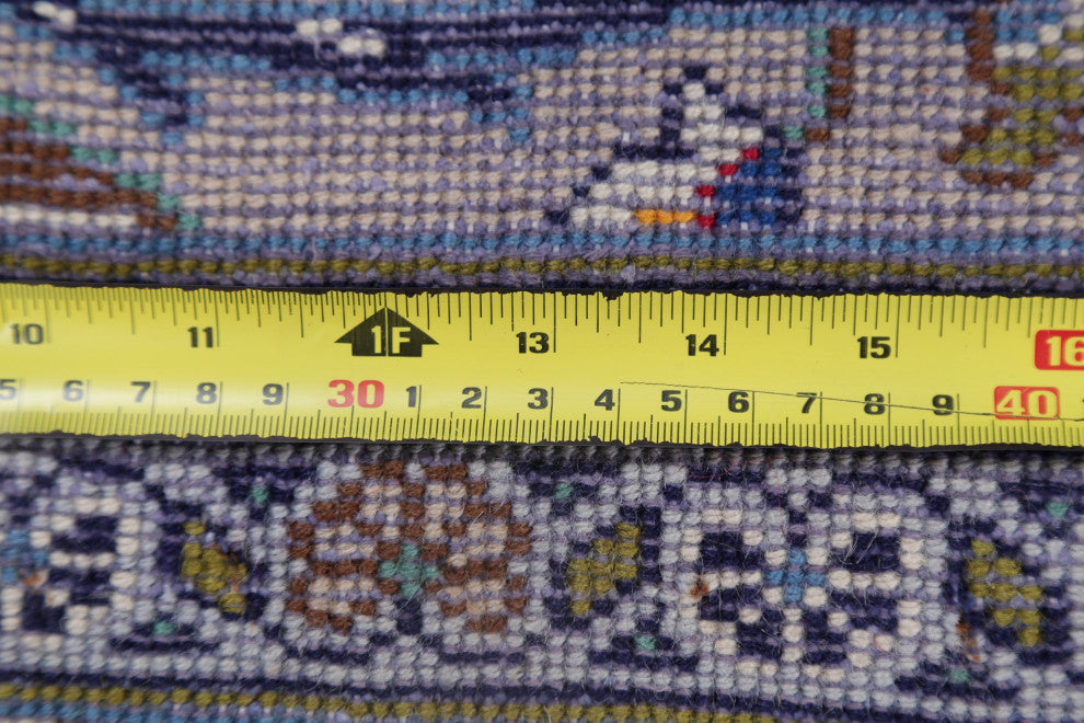 Consigned, Worn Oriental Vintage Traditional Persian Area Rug, Beige, 11'5"x8'1