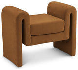 Sloan Velvet Upholstered Bench, Saddle, 31.5" Wide