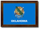 Oklahoma State Flag Canvas Print, 15"x21"