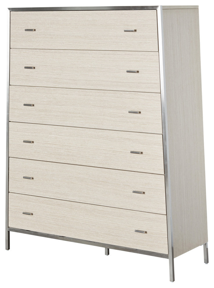 Silverlake Village 6-Drawer Chest, Washed Oak
