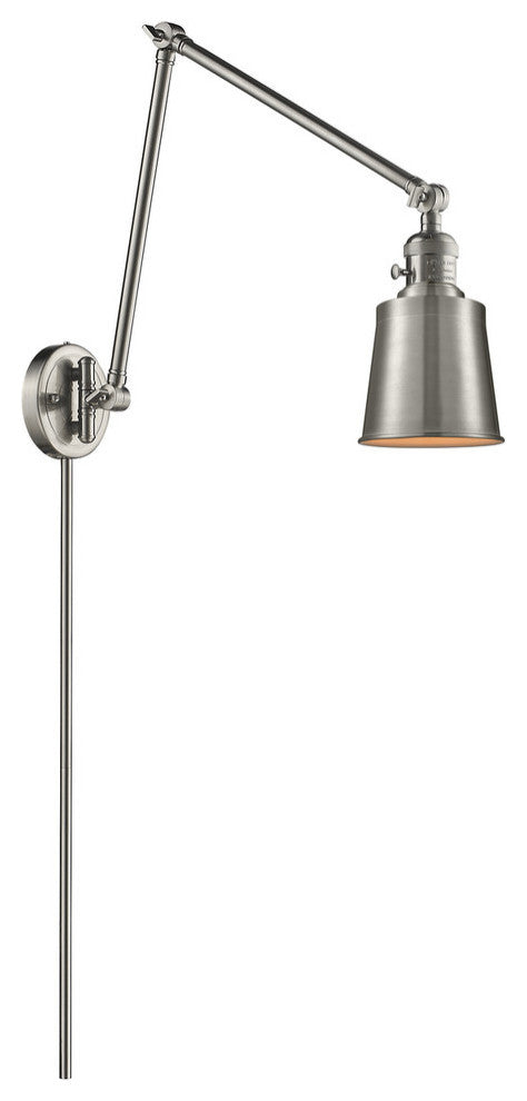 Addison 1-Light LED Swing Arm Light, Brushed Satin Nickel
