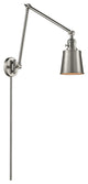 Addison 1-Light LED Swing Arm Light, Brushed Satin Nickel
