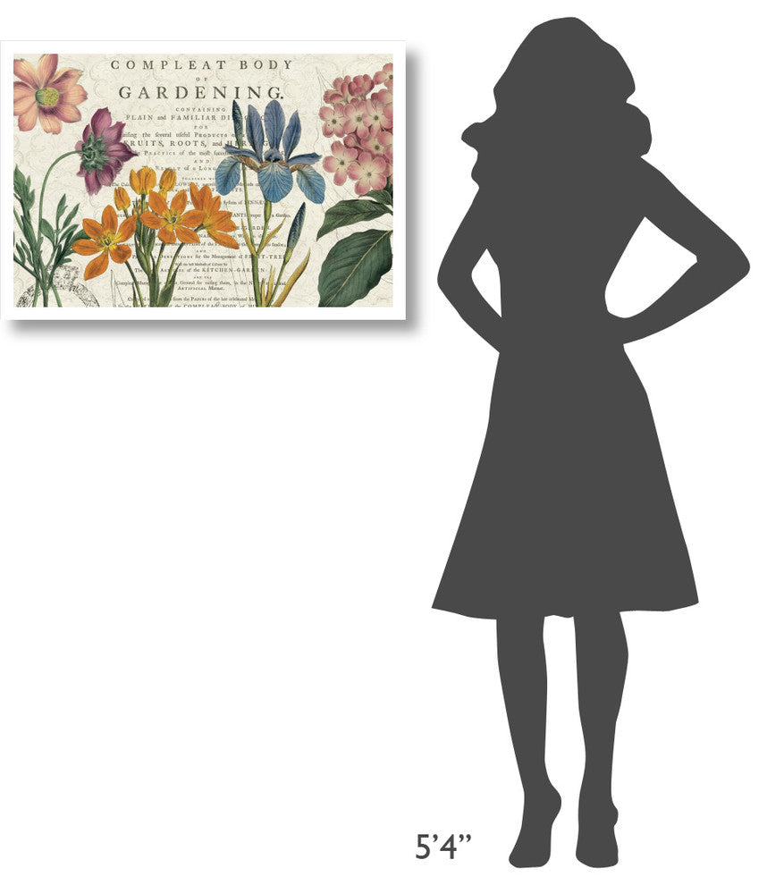 "Botany" Digital Paper Print by Sue Schlabach, 32"x22"
