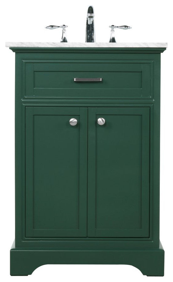 Elegant VF15024GN 24" Single Bathroom Vanity, Green