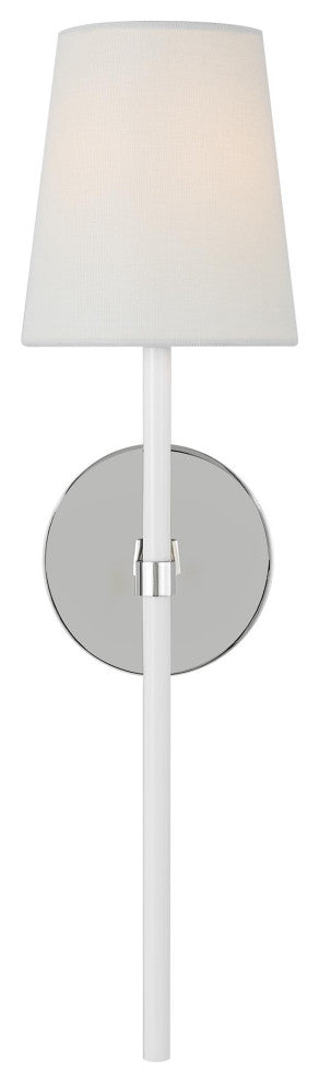 Monroe Tail Sconce, Polished Nickel