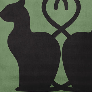 26" x 26" Conniving Cats Decorative Throw Pillow, Sage