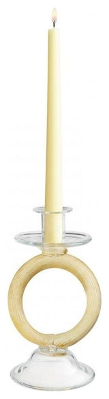 Cyan Design Cirque Candleholder, Amber, Medium