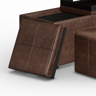 Avalon 5 Piece Storage Ottoman