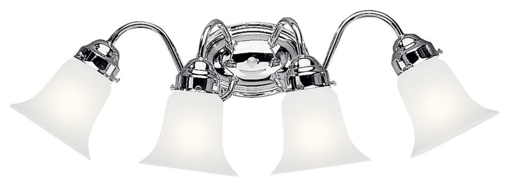 Kichler 4 Light Bath Light in Chrome