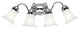 Kichler 4 Light Bath Light in Chrome