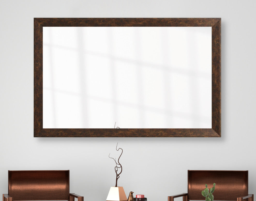 LaRue Framed Wall Mirror, Bronze, 20" X 60"