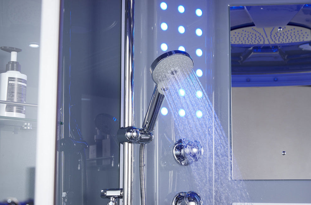 Platinum Superior Steam Shower w/ Heated Massage Bathtub Whirlpool Hot Tub Sauna