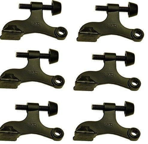 Nuk3y Hinge Pin Heavy Duty Door Stop, Set of 6, Oiled Rubbed Bronze