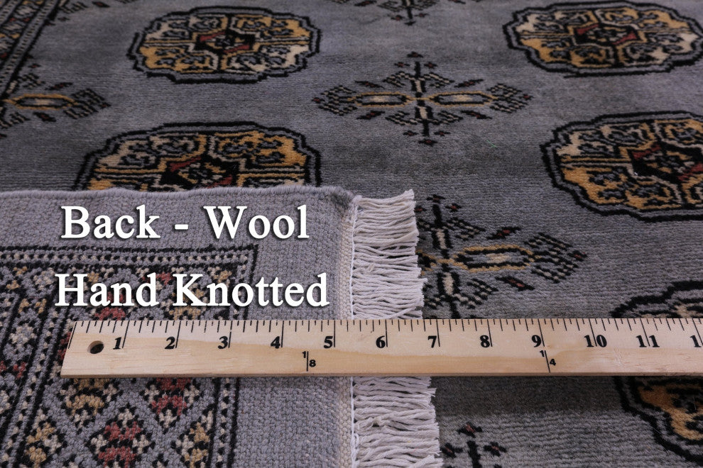8' 4" X 10' 10" Silky Bokhara Hand-Knotted Wool Rug - Q15628