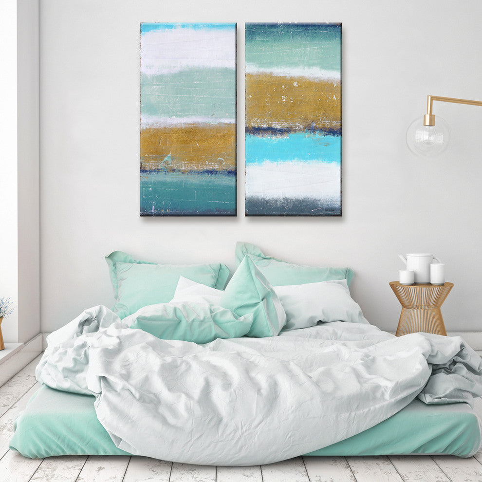 Ready2HangArt 2-piece 'Coastal Shores' by Normanyatt Jr. Art 24"