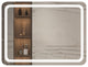 Frameless Wall Mounted LED Single Bath Vanity Mirror, Natural, 36" X 28"