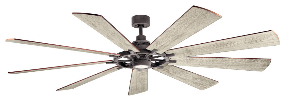 Kichler 300285WZC 85"Ceiling Fan, Weathered Zinc Finish