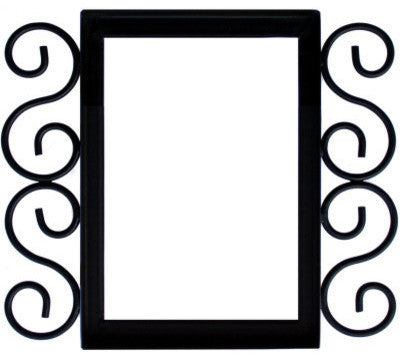 Wrought Iron House Number Frame Villa 3